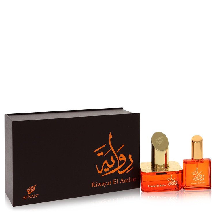 Riwayat El Ambar Eau De Parfum Spray + Free .67 oz Travel EDP Spray By Afnan Afnan