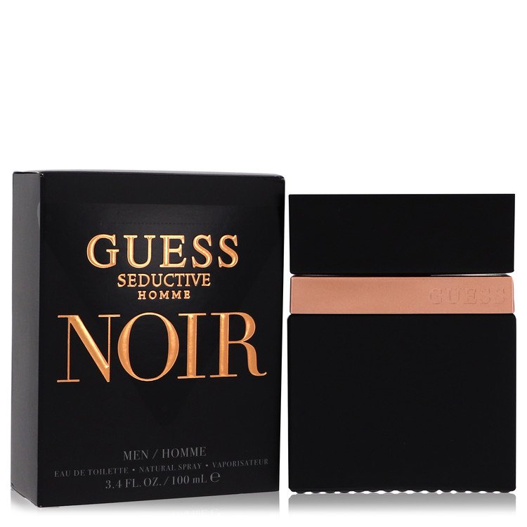 Guess Seductive Homme Noir Eau De Toilette Spray By Guess - OPULENTIA
