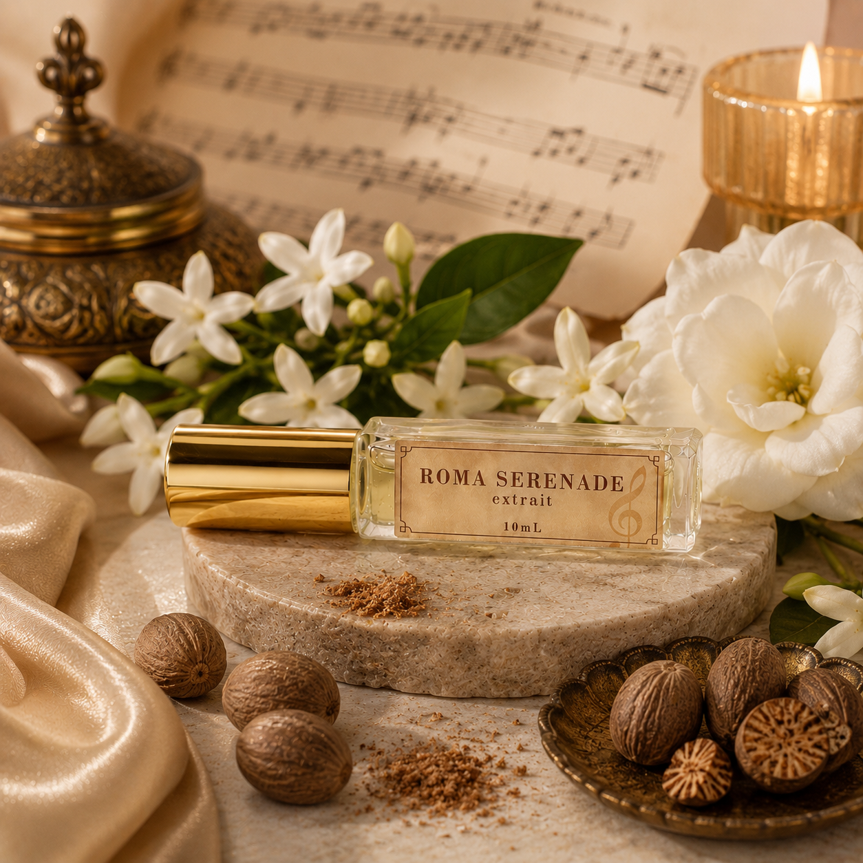 Roma Serenade Extrait de Parfum | Juniper - Nutmeg - Musk Roma Parfum — Luxury Extrait de Parfum | Lasting Fragrance for Women & Men