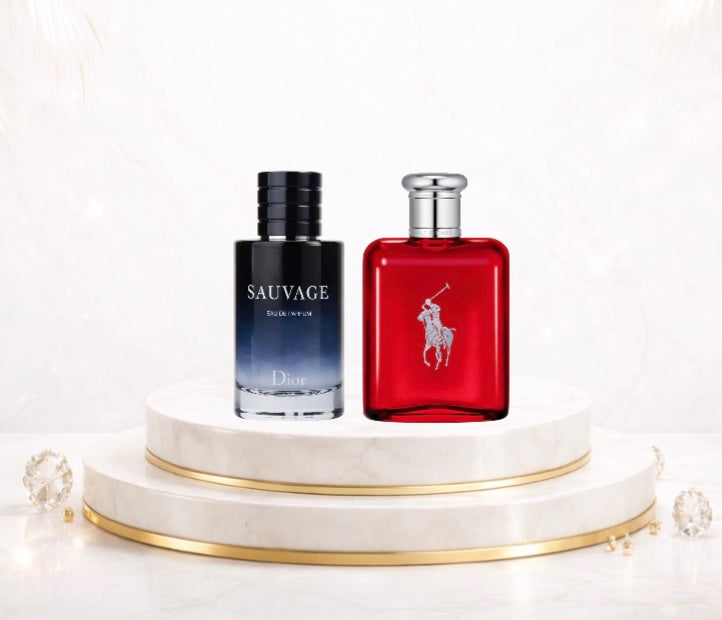 Polo Red 2.5oz + Dior Sauvage 3.4oz - OPULENTIA