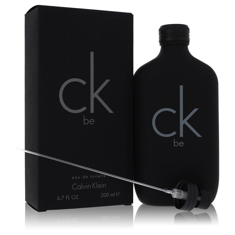 Calvin Klein CK Be unisex Eau de Toilette spray bottle with sleek silver cap and minimalist design.