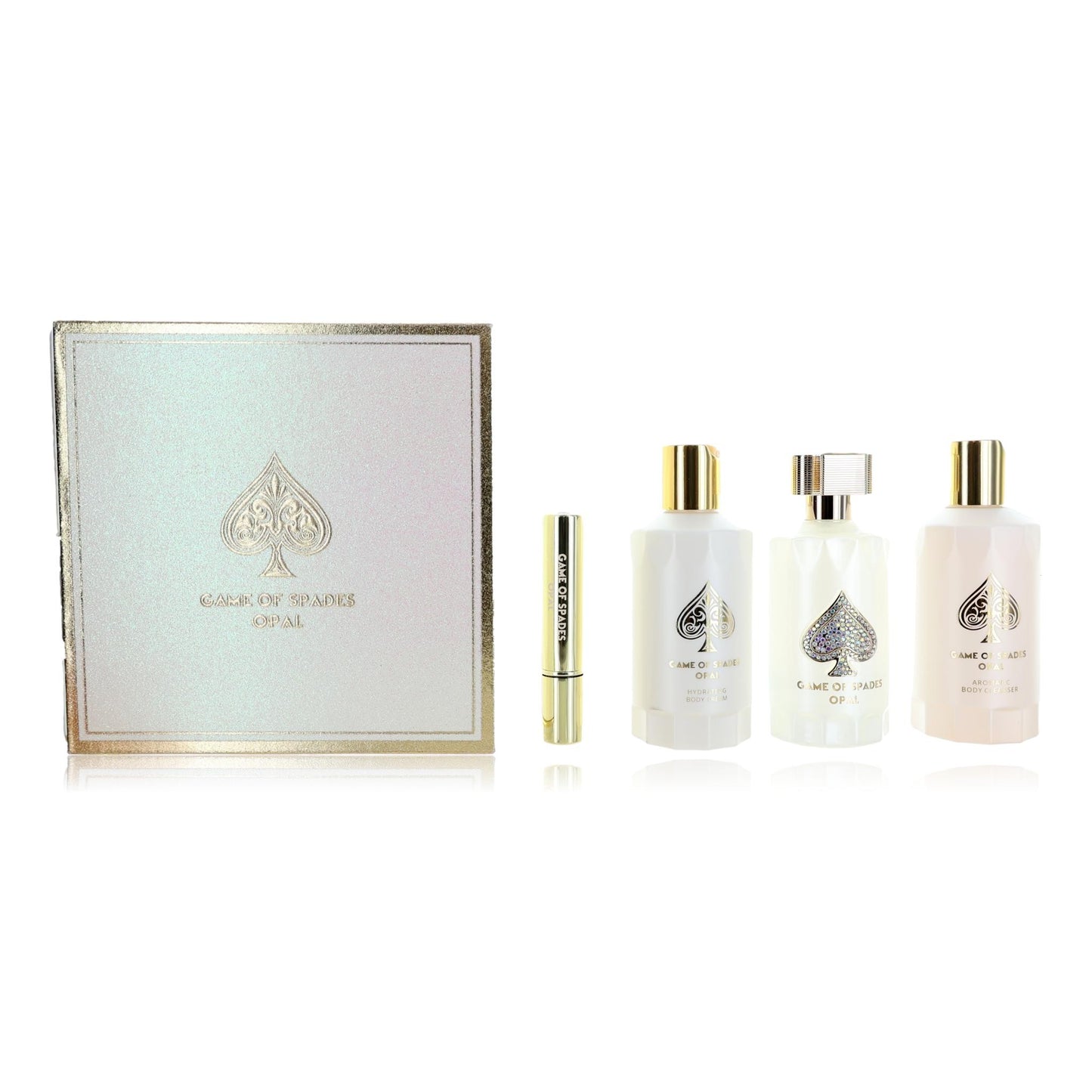 Game of Spades Opal by Jo Milano, 4 Piece Gift Set Jo Milano