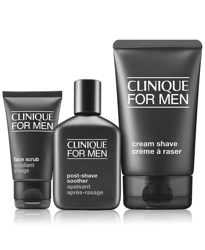 Clinique - 3 - Pc. Daily Shave Essentials Men'S Skincare Set - OPULENTIA