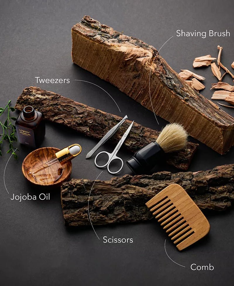 Lovery - Sandalwood Bath Gift Set, Grooming Self Care Kit - OPULENTIA