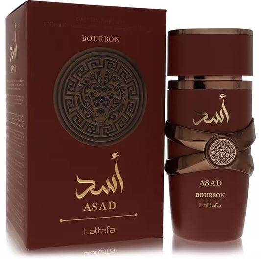 Asad Bourbon by Lattafa, 3.4 oz Eau De Perfume Spray for Men-OHoF Lattafa