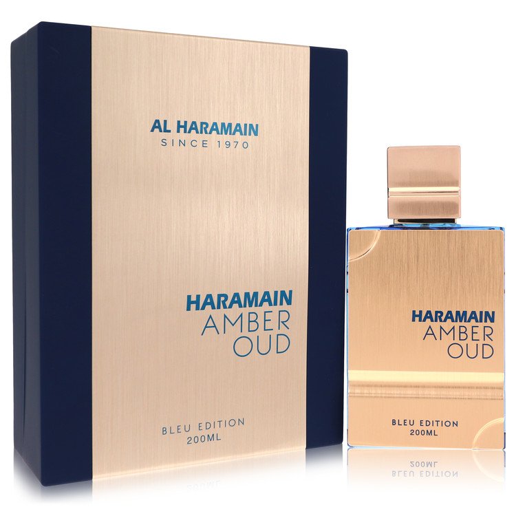 Al Haramain Amber Oud Bleu Eau De Parfum Spray with Refillable Atomizer By Al Haramain Al Haramain