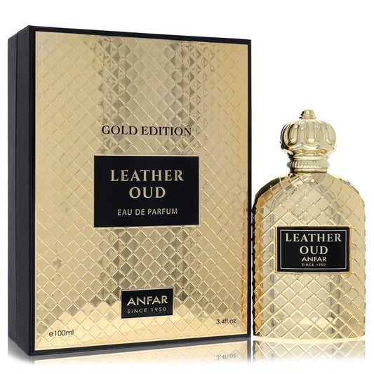 Anfar Leather Oud Gold Edition Eau De Parfum Spray By Anfar Anfar