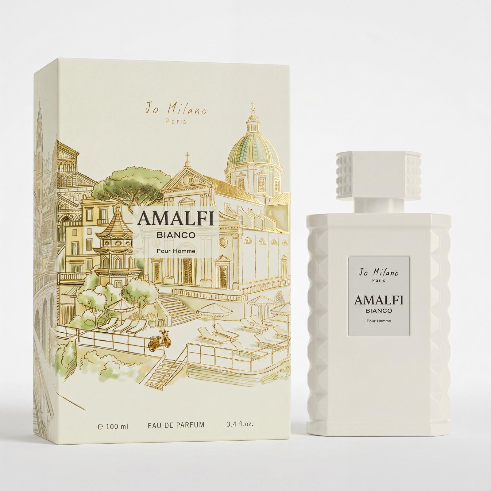AMALFI BIANCO Pour Homme By Jo Milano Paris 3.4 oz. / 100ml Eau De Parfum Spray Jo Milano