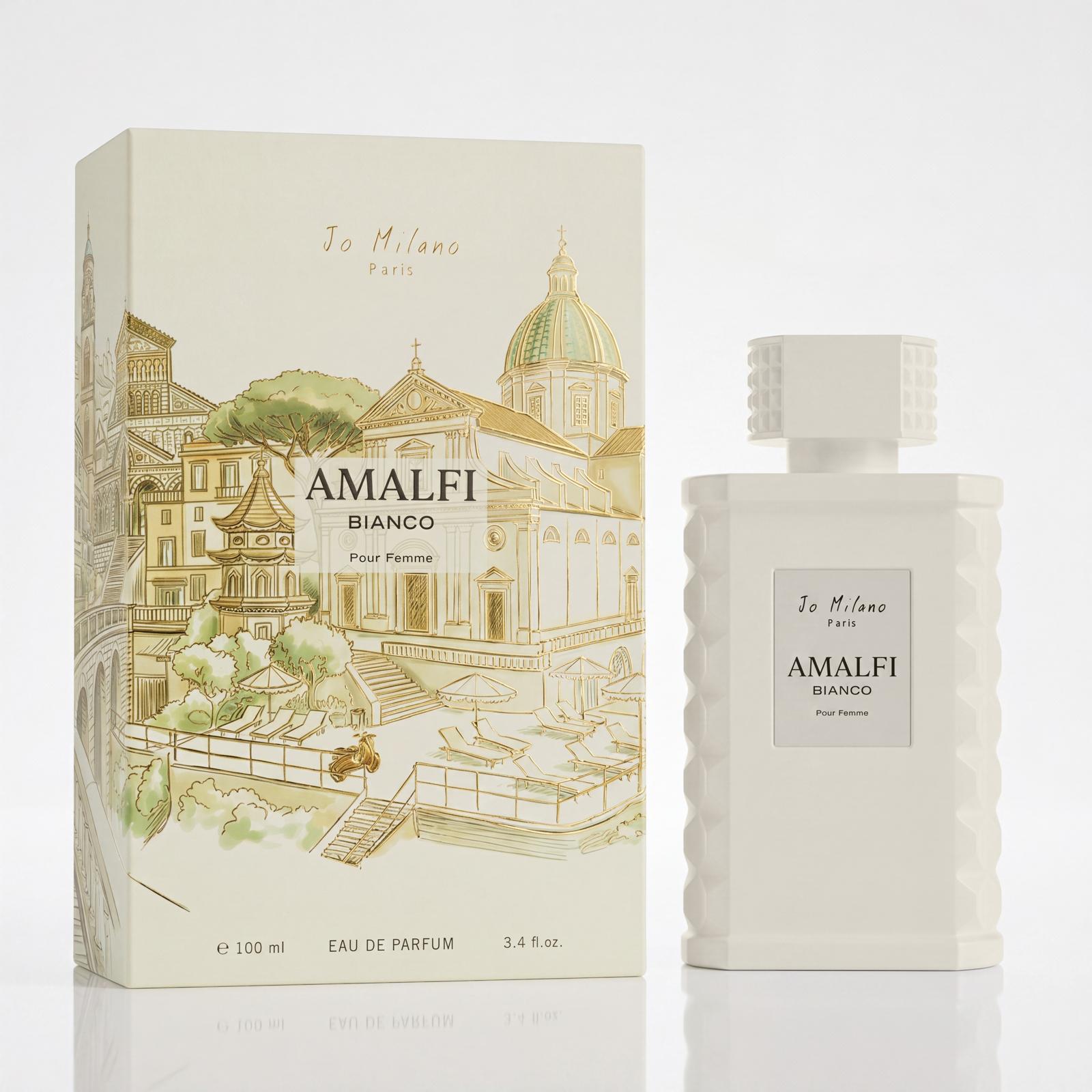AMALFI BIANCO Pour Femme by Jo Milano Paris 3.4 oz. / 100ml Eau De Parfum Spray Jo Milano