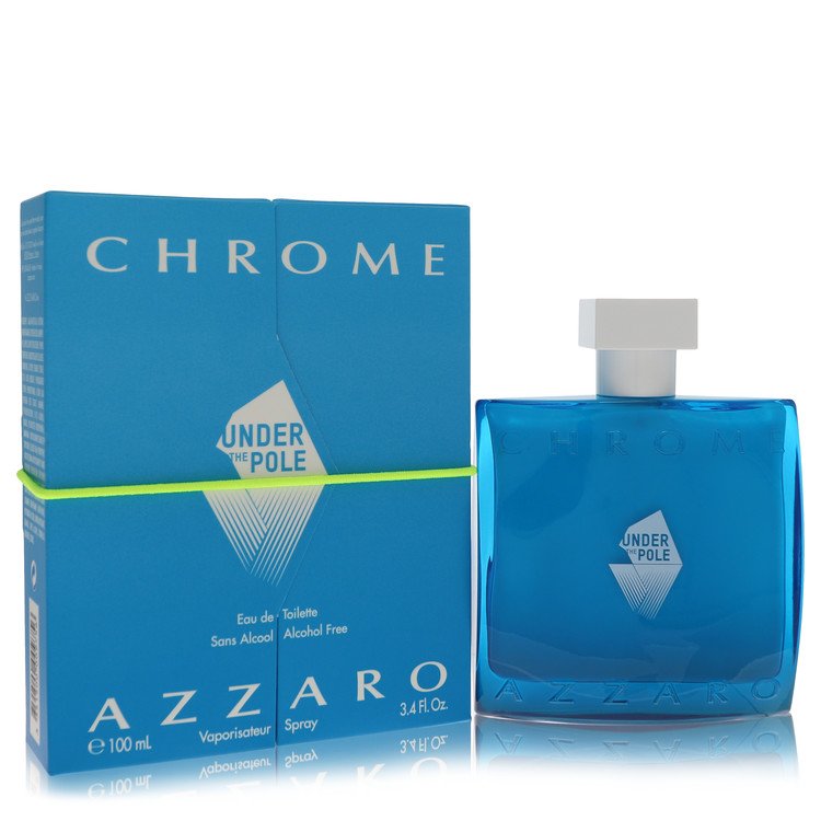 Chrome Under The Pole Eau De Toilette Spray (Alcohol Free) By Azzaro Azzaro