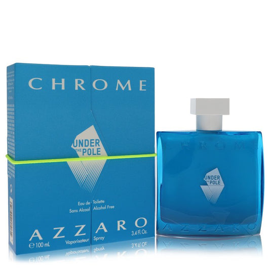 Chrome Under The Pole Eau De Toilette Spray (Alcohol Free) By Azzaro Azzaro