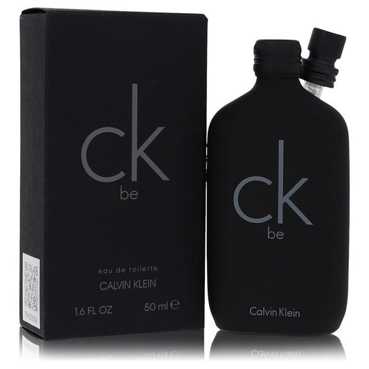 Calvin Klein CK Be unisex Eau De Toilette spray bottle with minimalist design and clear packaging.