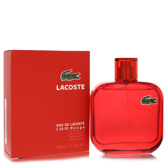 Lacoste Eau De Lacoste L.12.12 Rouge Eau De Toilette Spray By Lacoste - OPULENTIA 