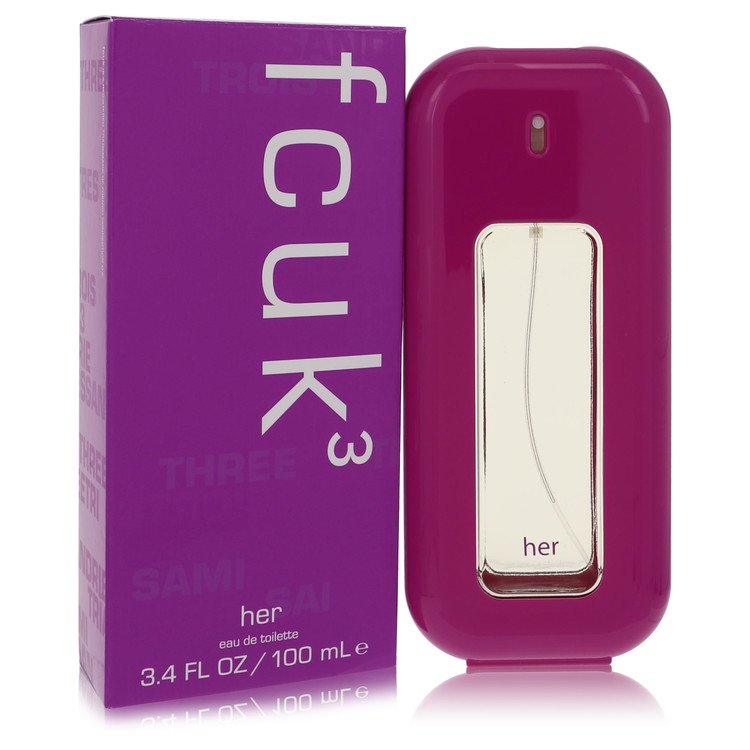 Fcuk 3 Eau De Toilette Spray By French Connection French Connection