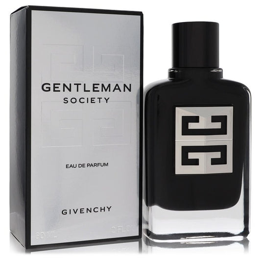 Givenchy Gentleman Society Eau De Parfum Spray bottle with sleek design and elegant packaging.