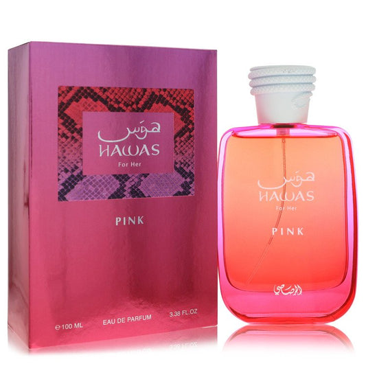 Hawas Pink Eau De Parfum Spray By Rasasi Rasasi