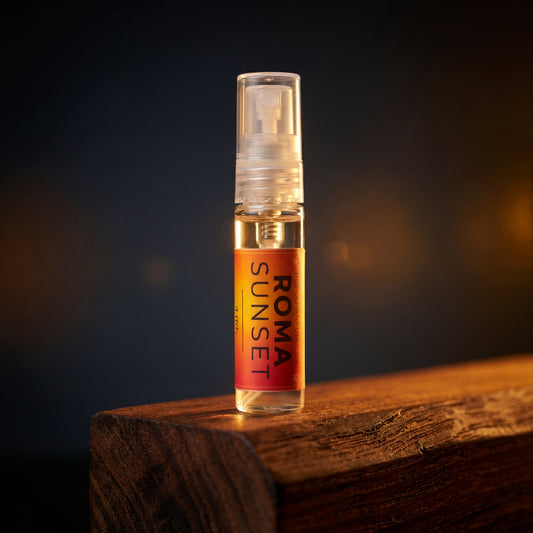 Roma Sunset Extrait Sample Vial (2mL) Roma Parfum — Luxury Extrait de Parfum | Lasting Fragrance for Women & Men