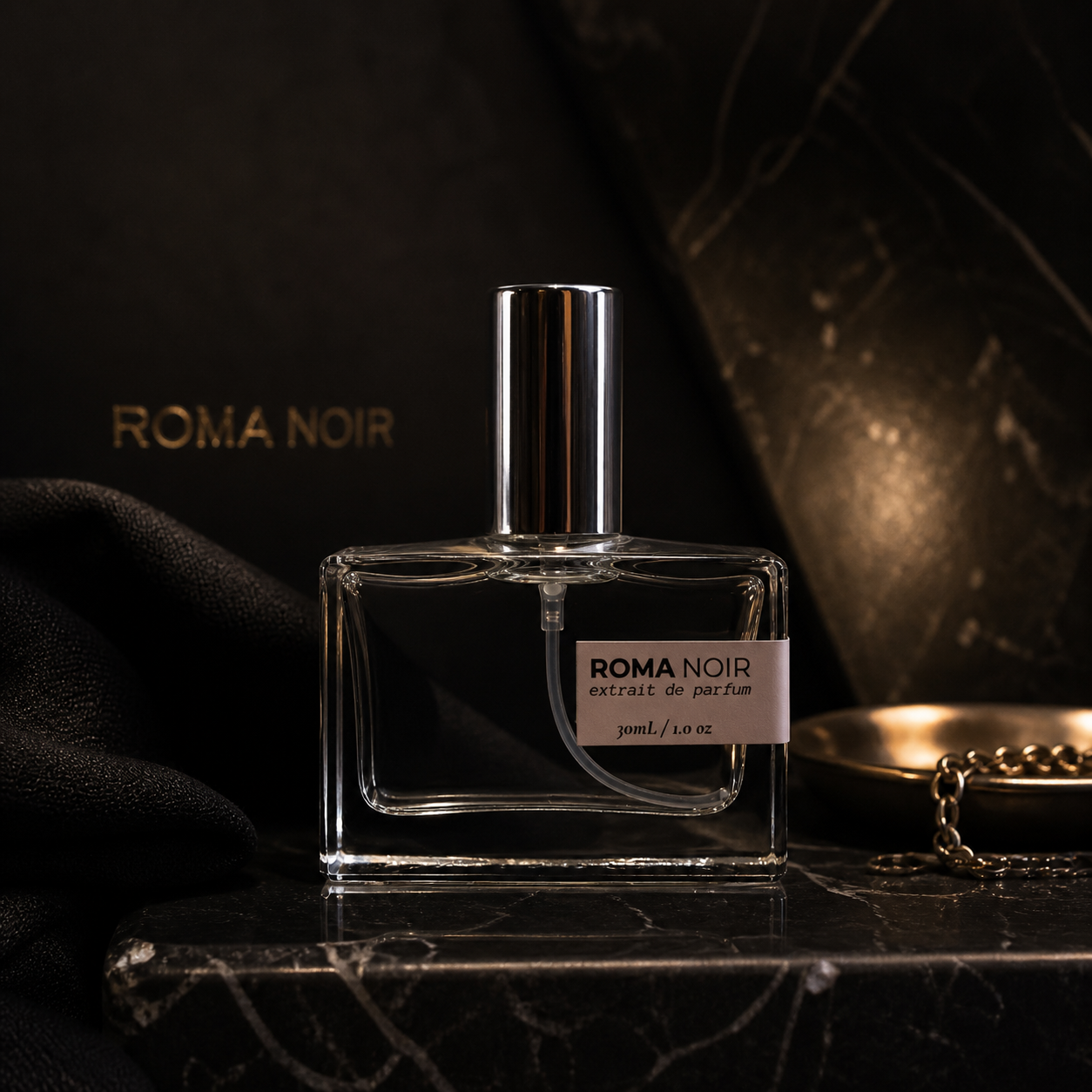 Roma Noir 30mL Roma Parfum — Luxury Extrait de Parfum | Lasting Fragrance for Women & Men