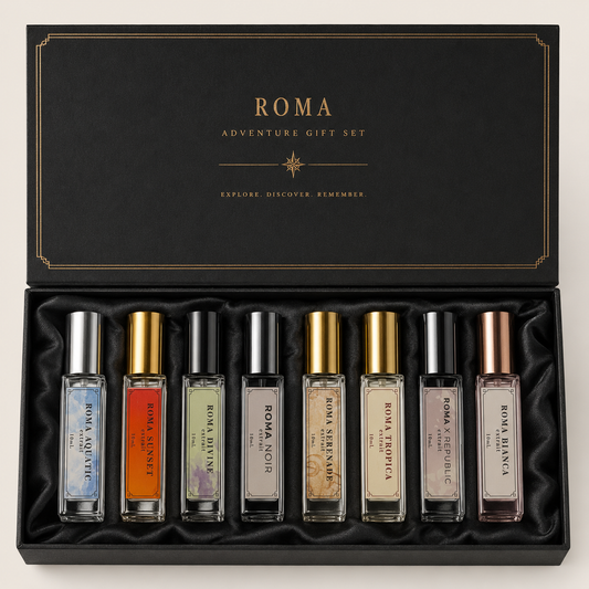 The Adventure Set Collection (10mL) Roma Parfum — Luxury Extrait de Parfum | Lasting Fragrance for Women & Men
