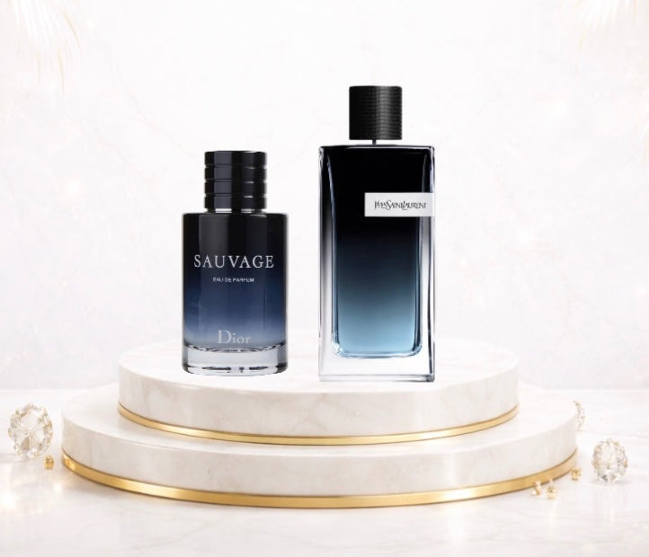 Dior Sauvage EFP 3.4oz + Yves Saint Laurent "Y" EDP 3.4oz - OPULENTIA 