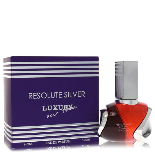 Khalis Resolute Silver Luxury Collection Eau De Parfum Spray By Khalis Khalis