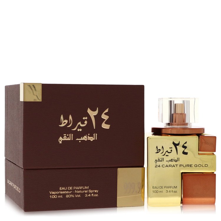 Lattafa 24 Carat Pure Gold Eau De Parfum Spray (Unisex) By Lattafa Lattafa