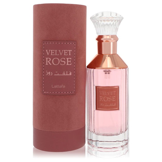 Lattafa Velvet Rose Eau De Parfum Spray (Unisex) By Lattafa - OPULENTIA 