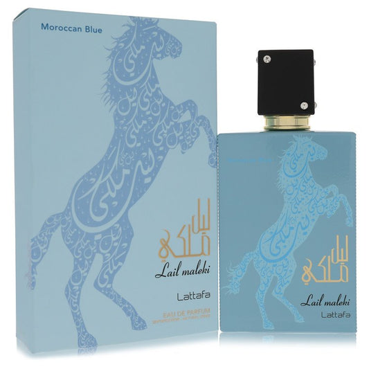 Lattafa Lail Maleki Morrocan Blue Eau De Parfum Spray (Unisex) By Lattafa Lattafa