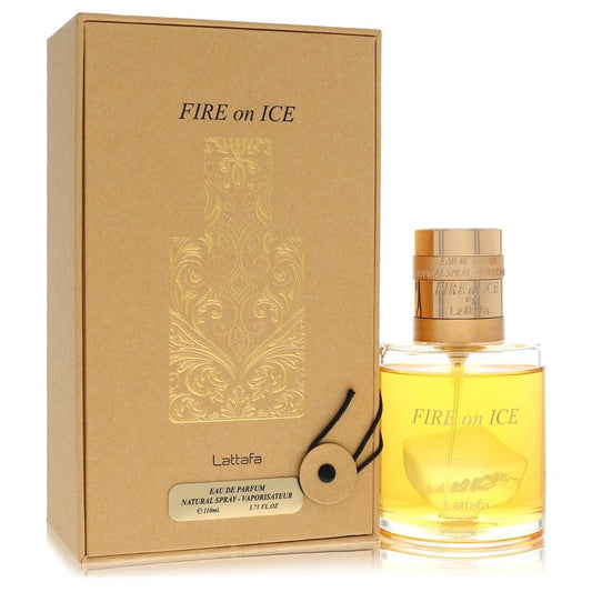 Lattafa Fire On Ice Eau De Parfum Spray (Unisex) By Lattafa - OPULENTIA 
