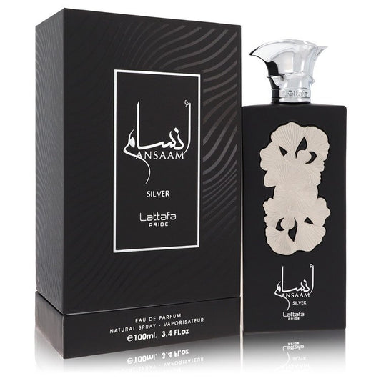 Lattafa Pride Ansaam Silver Eau De Parfum Spray (Unisex) By Lattafa Lattafa