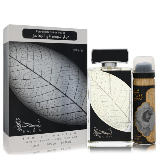 Najdia Eau De Parfum Spray Plus 1.7 oz Deodorant By Lattafa - OPULENTIA 