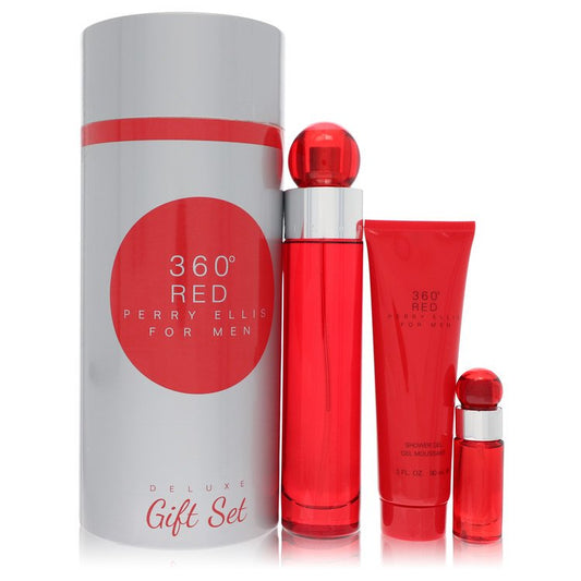 Perry Ellis 360 Red Gift Set By Perry Ellis Perry Ellis