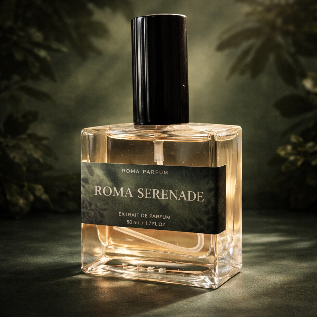 Roma Serenade Extrait de Parfum | Juniper - Nutmeg - Musk Roma Parfum — Luxury Extrait de Parfum | Lasting Fragrance for Women & Men