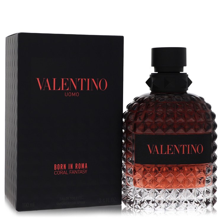 Valentino Uomo Born In Roma Coral Fantasy Eau De Toilette Spray By Valentino Valentino