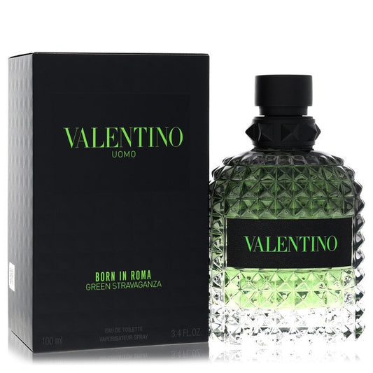 Valentino Uomo Born In Roma Green Stravaganza Eau De Toilette Spray By Valentino Valentino