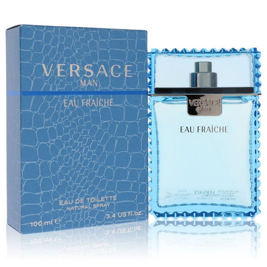 Versace Man Eau Fraiche Eau De Toilette Spray (Blue) By Versace Versace