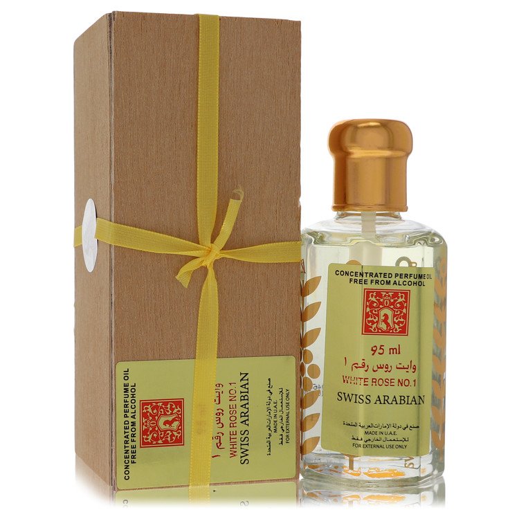 White Rose No 1 Concentrated Perfume Oil Free From Alcohol (Unisex) By Swiss Arabian Swiss Arabian