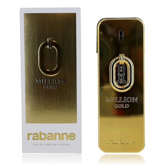 1 Million Gold by Paco Rabanne, 3.4 oz Eau de Parfum Intense spray for Men Paco Rabanne