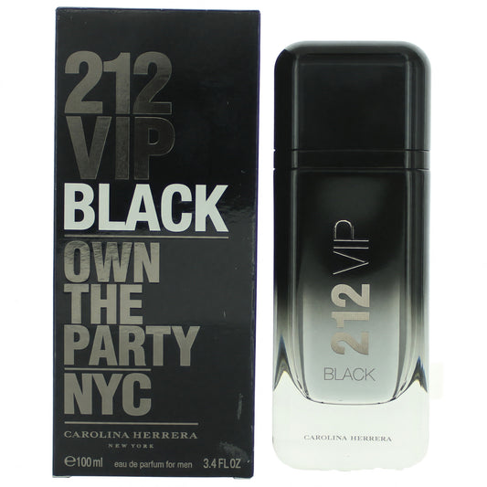 212 VIP Black by Carolina Herrera, 3.4 oz Eau De Parfum Spray for Men