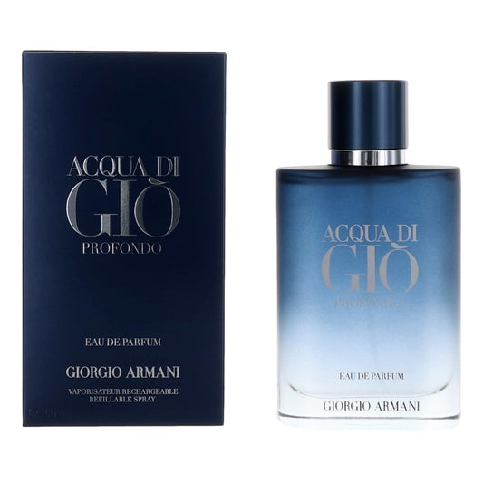 Acqua Di Gio Profondo by Giorgio Armani, 3.3 oz Eau De Parfum Spray for Men Giorgio Armani
