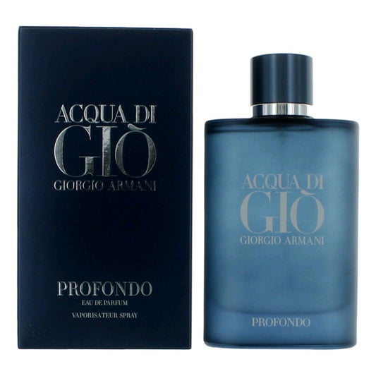 Acqua Di Gio Profondo by Giorgio Armani, 4.2 oz Eau De Parfum Spray for Men Giorgio Armani