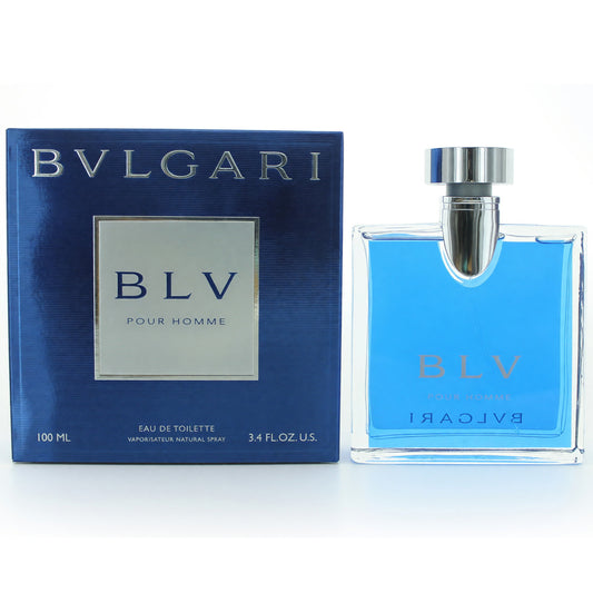 BLV Pour Homme by Bvlgari, 3.4 oz Eau De Toilette Spray for Men Bulgari Bvlgari