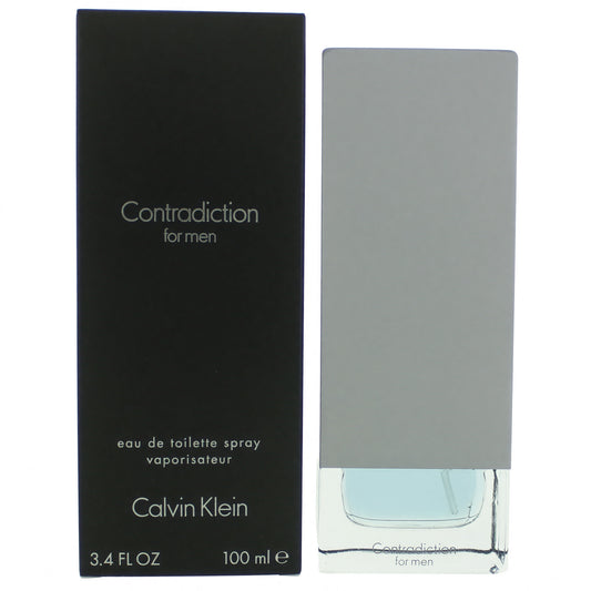 Contradiction by Calvin Klein, 3.4 oz Eau De Toilette Spray for Men Calvin Klein