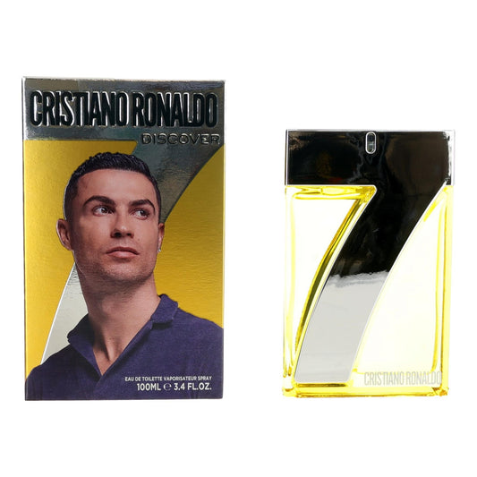 CR7 Discover by Cristiano Ronaldo, 3.4 oz Eau De Toilette Spray for Men Cristiano Ronaldo