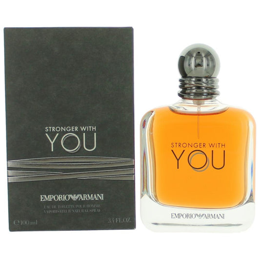 Stronger With You by Emporio Armani, 3.4 oz Eau De Toilette Spray for Men Emporio Armani