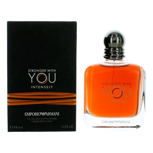 Stronger With You Intensely by Emporio Armani, 3.4 oz Eau De Parfum Spray for Men Emporio Armani