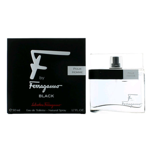 F Black by Salvatore Ferragamo, 1.7 oz Eau De Toilette Spray for Men Salvatore Ferragamo