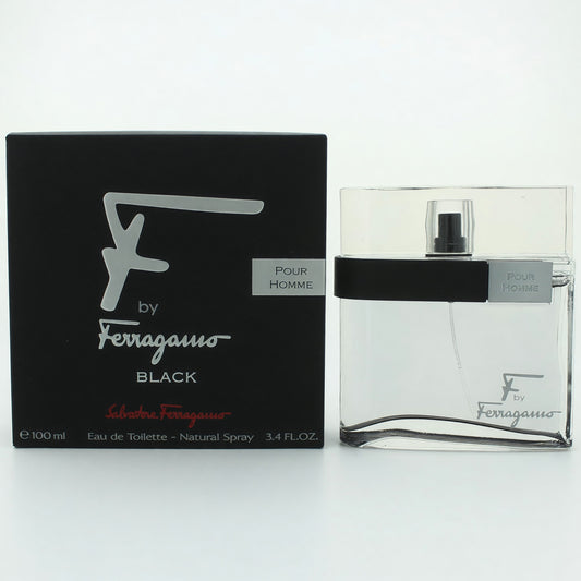 F Black by Salvatore Ferragamo, 3.4 oz Eau De Toilette Spray for Men Salvatore Ferragamo
