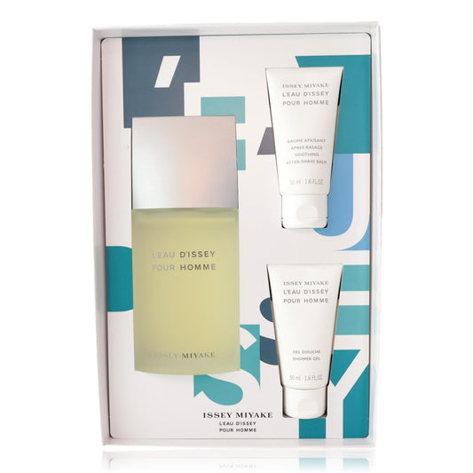 L'eau D'issey Pour Homme by Issey Miyake, 3 Piece set for Men Issey Miyake