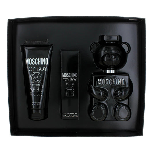 Moschino Toy Boy by Moschino, 3 Piece Gift Set for Men Moschino